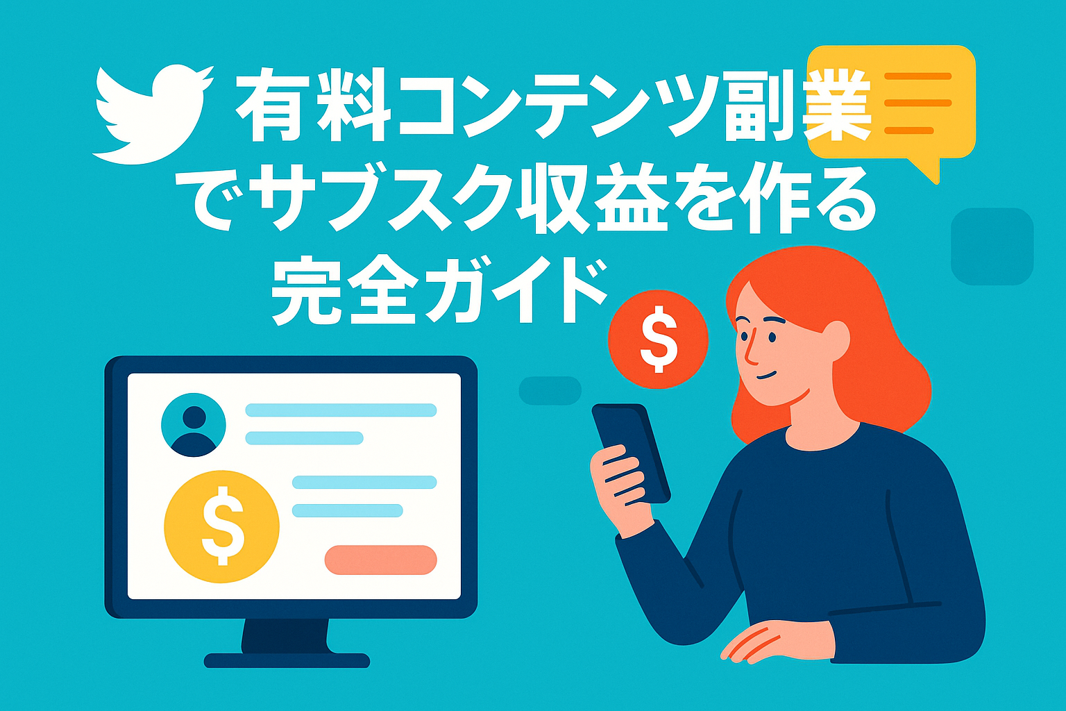 X(Twitter)有料コンテンツ副業でサブスク収益を作る - 完全ガイド