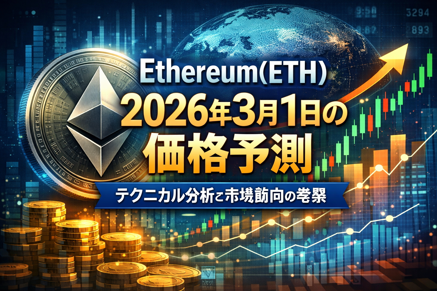 Ethereum(ETH) 2026年3月1日の価格予測：テクニカル分析と市場動向の考察