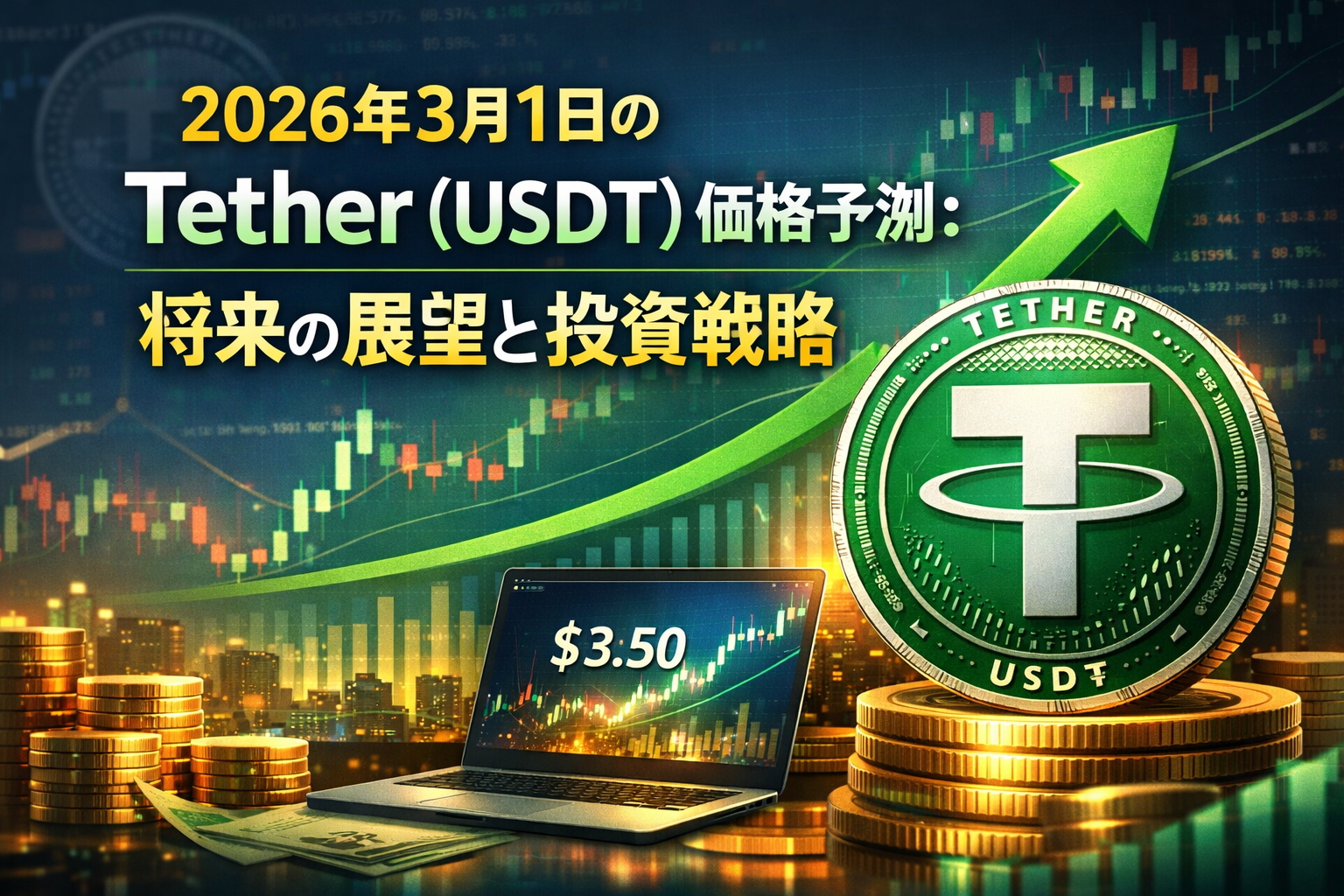 2026年3月1日のTether(USDT)価格予測：将来の展望と投資戦略